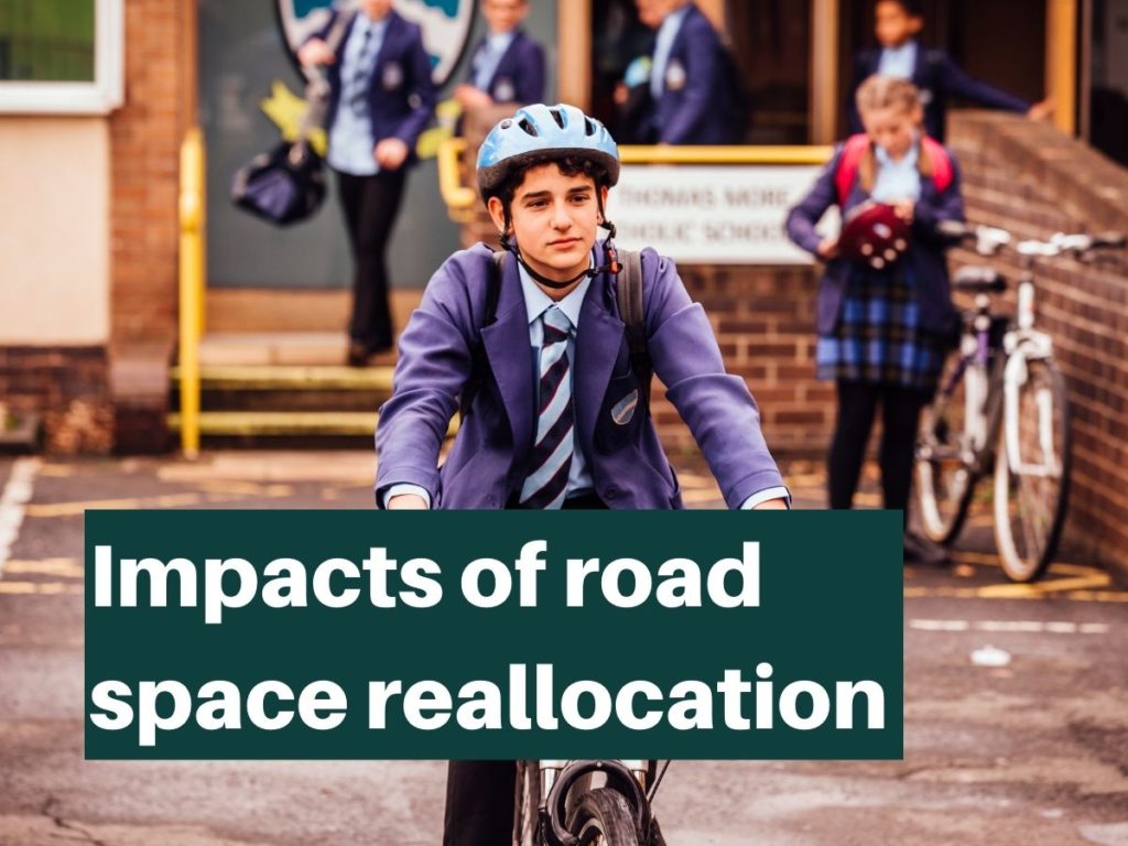 Impacts of road space reallocation